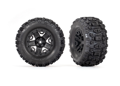 Traxxas Rustler/Stampede Rear Sledgehammer Tires on 2.8