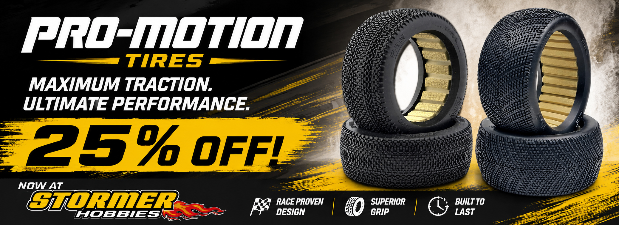 25 off on everything from Pro-motion, sale prices are shown in cart.